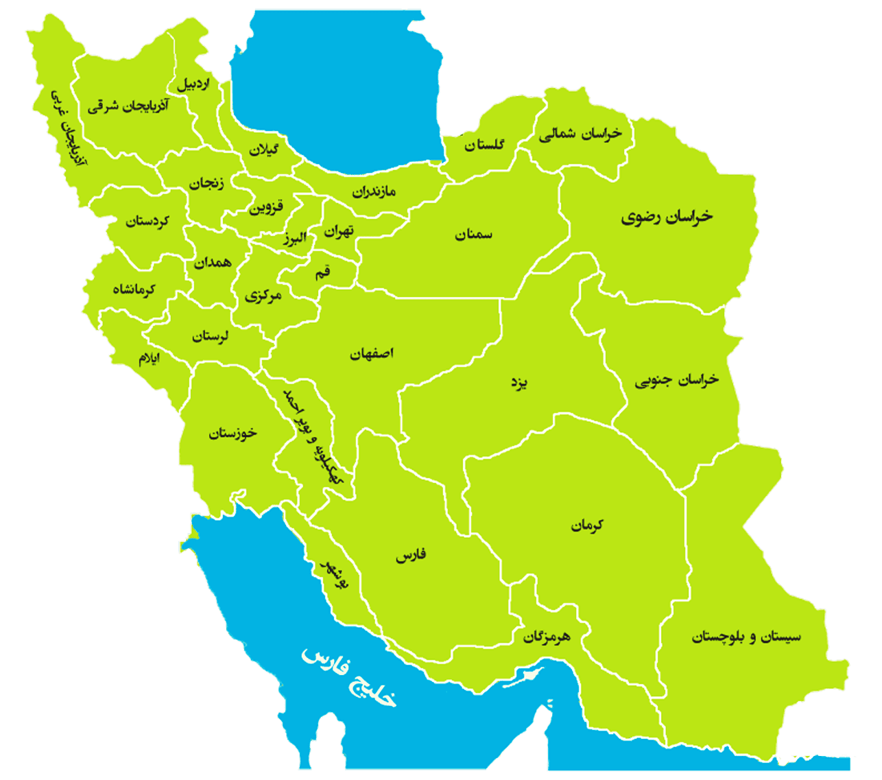 نقشه ایران